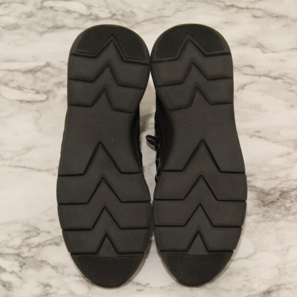 Louis Vuitton Fastlane Monogram Sneakers Black Denim LV size 8.5 - Picture 7 of 12